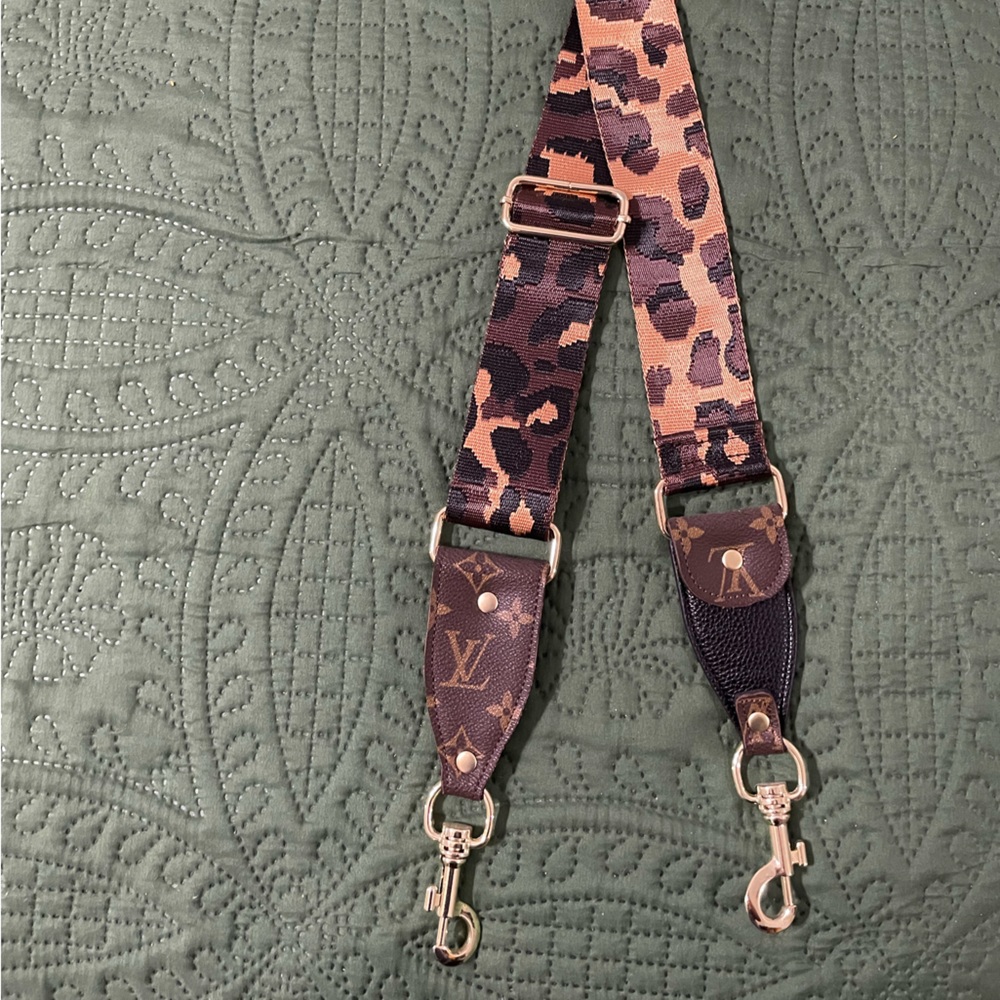 Upcycled Louis Vuitton authentic Monogram Canvas Guitar Purse Strap